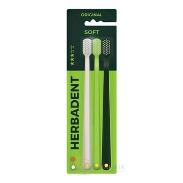 HERBADENT Original Zubná kefka SOFT jemná 1x3 ks obrázok
