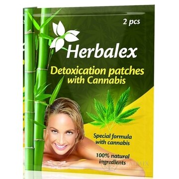 Herbalex Detoxikačné náplasti s konopou 1x2 ks obrázok