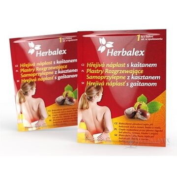 Herbalex Hrejivá náplasť s gaštanom 1x1 ks obrázok