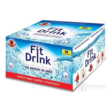 HERBEX FIT DRINK šumivý nápoj v prášku, vrecúška 1x50 ks obrázok