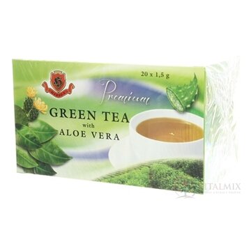 HERBEX Premium GREEN TEA S ALOE VERA zelený čaj 20x1,5 g (30 g) obrázok