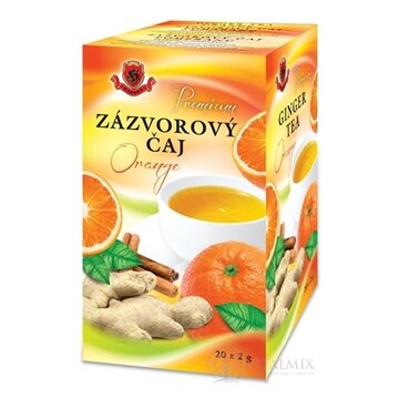 HERBEX Premium ZÁZVOROVÝ ČAJ Orange bylinný čaj 20x2 g (40 g) obrázok