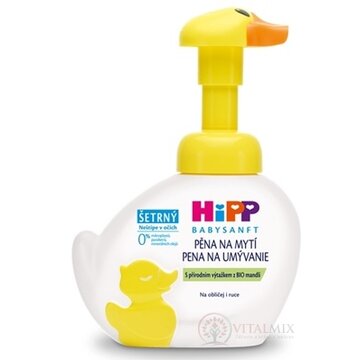 HiPP BABYSANFT Pena na umývanie šetrný (dávkovač kačička)(inov.2022) 1x250 ml obrázok