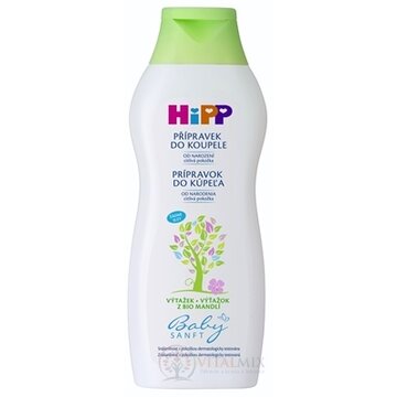 HiPP BabySANFT Prípravok do kúpeľa (od narodenia) s výťažkom z Bio mandlí, 1x350 ml obrázok
