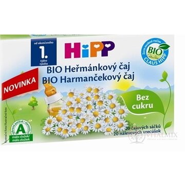 HiPP BIO Harmančekový čaj (od ukonč. 1. týždňa) nálevové vrecúška 20x1,5 g (30 g) obrázok
