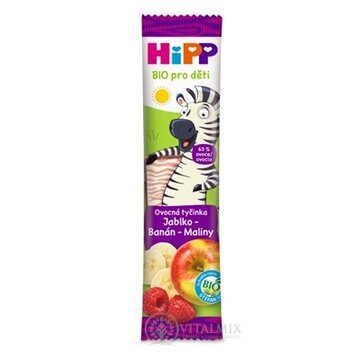 HiPP BIO Ovocná tyčinka Banán-Jablko-Maliny oblátka pre deti (inov.2023) 1x23 g obrázok