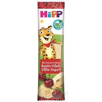HiPP BIO Ovocná tyčinka Banán-Višňa-Jogurt oblátka pre deti, 1x23 g obrázok