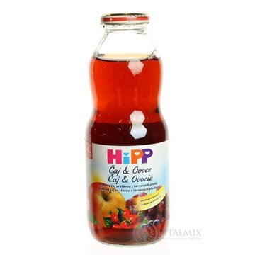 HiPP Čaj&Ovocie, Šípkový čaj a šťava z červ.plodov (od ukonč. 4. mesiaca) 1x500 ml obrázok