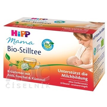 HiPP Mama BIO Čaj pre dojčiace matky nálevové vrecúška 20x1,5 g (30 g) obrázok