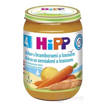 HiPP Mrkva so zemiakmi a lososom príkrm (od ukonč. 4.-6. mesiaca) 1x190 g obrázok