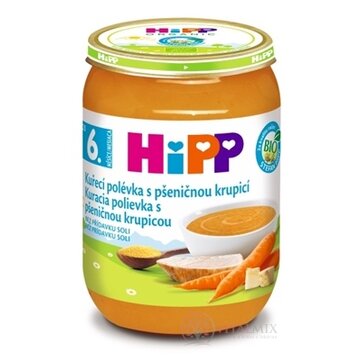 HiPP Polievka BIO Kuracia s pšeničnou krupicou (od 6. mesiaca) 1x190 g obrázok