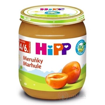 HiPP Príkrm BIO Marhule (od ukonč. 4./6. mesiaca) 1x125 g obrázok