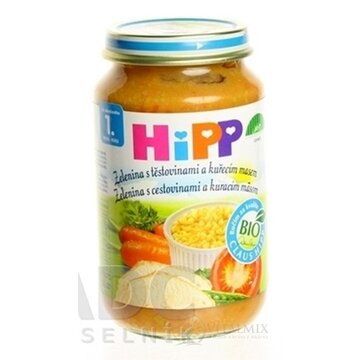 HiPP Príkrm Cestoviny kura so zeleninou detské menu (od ukonč. 12. mesiaca) 1x220 g obrázok