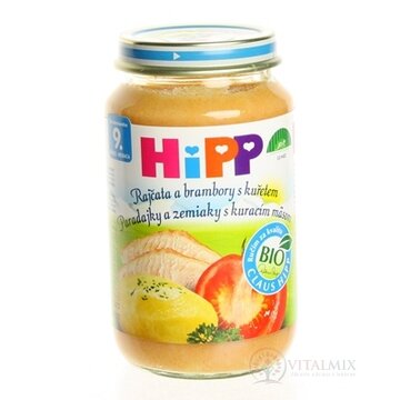 HiPP Príkrm Paradajky, zemiaky a kura Junior menu (od ukonč. 9. mesiaca) 1x220 g obrázok