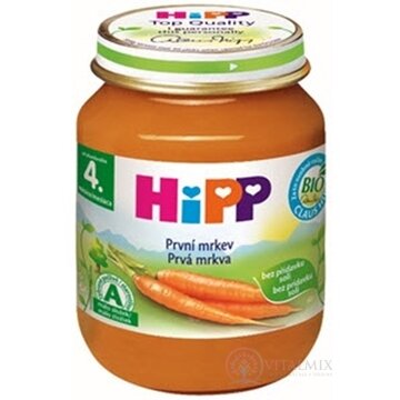 HiPP Príkrm Prvá mrkva zeleninový (od ukonč. 4. mesiaca) 1x125 g obrázok