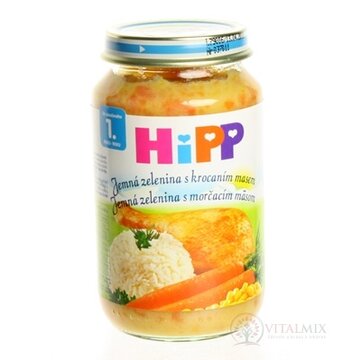 HiPP Príkrm Zelenina s morčacím mäsom detské menu (od ukonč. 1. roka) 1x220 g obrázok