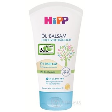 HiPP Prvý olejový balzam hypoalergénny, s Bio- mandľovým olejom 1x150 ml obrázok