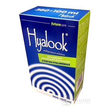Hyalook Multipurpose solution roztok na všetky druhy mäkkých kontaktných šošoviek 360 ml +100 ml grátis, 1x1 set obrázok