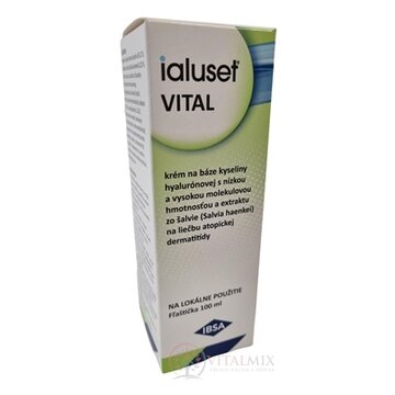 ialuset VITAL krém s obsahom 0,2% hyaluronátu sodného a 0,25% extraktu zo šalvie 1x100 ml obrázok