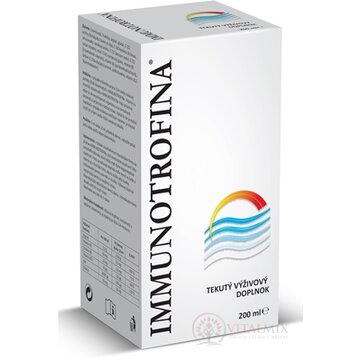 IMMUNOTROFINA tekutý prípravok, s dávkovačom, vanilková aróma 1x200 ml obrázok