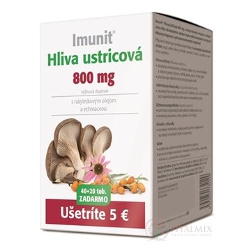 Imunit HLIVA ustricová 800 mg s rakytník. a echin. cps 40+20 zadarmo (60 ks) obrázok