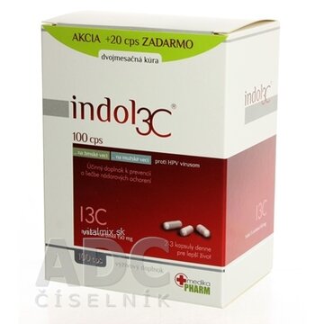 INDOL3C cps dvojmesačná kúra, AKCIA, 100+20 zadarmo (120 ks) obrázok