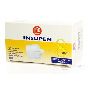 INSUPEN G30 IHLY DO INZULÍNOVÉHO PERA 0,30x8 mm 100 ks obrázok