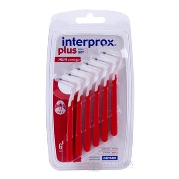 INTERPROX plus Medzizubná kefka 1,0 mm mini, červené, 1x6 ks obrázok