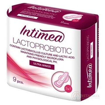 Intimea Lactoprobiotic 3v1 Ultra wings hygienické vložky 1x9 ks obrázok