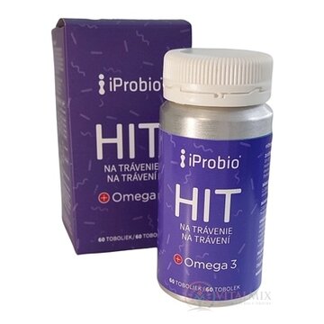 iProbio HIT na Trávenie cps +Omega 3 1x60 ks obrázok