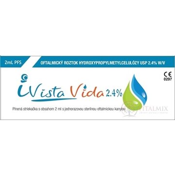 iVista Vida 2,4% Oftalmologický roztok striekačka hydroxypropylmetylcelulózy 1x2 ml obrázok