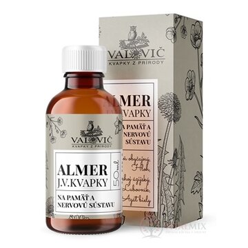J.V. KVAPKY - ALMER na pamäť a nervovú sústavu 1x50 ml obrázok