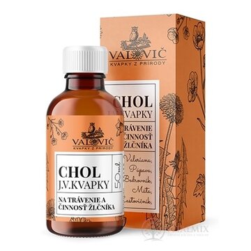J.V. KVAPKY - CHOL na trávenie a činnosť žlčníka 1x50 ml obrázok