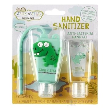 JACK N´JILL Antibakteriálny gél na ruky pre deti s puzdrom DINO 2x29 ml obrázok