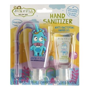 JACK N´JILL Antibakteriálny gél na ruky pre deti s puzdrom JEDNOROŽEC 2x29 ml obrázok