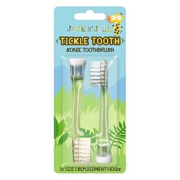 JACK N´JILL Náhradné hlavice TICKLE TOOTH pre sonickú zubnú kefku, detské (18M+) 1x2 ks obrázok