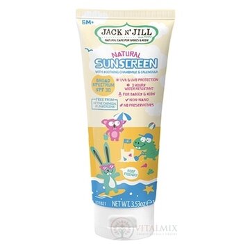 JACK N´JILL Natural Sunscreen prírodný opaľovací krém SPF 30, 1x100 g obrázok