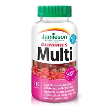 JAMIESON MULTI GUMMIES PRE ŽENY želatínové pastilky s jahodovou príchuťou 1x130 ks obrázok