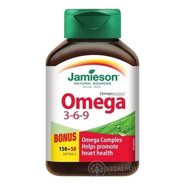 JAMIESON OMEGA 3-6-9 cps 150+50 zadarmo (200 ks) obrázok