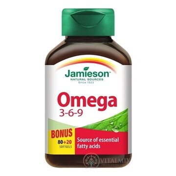 JAMIESON OMEGA 3-6-9 cps 80+20 zadarmo (100 ks) obrázok