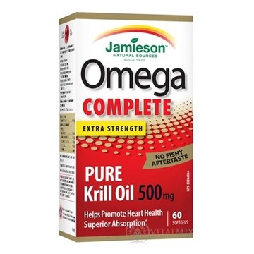 JAMIESON OMEGA COMPLETE PURE KRILL OIL cps 1x60 ks obrázok