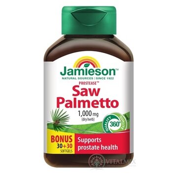 JAMIESON PROSTEASE SAW PALMETTO 125 mg cps 30+30 zadarmo (60 ks) obrázok