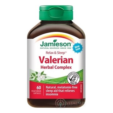JAMIESON RELAX A SPÁNOK cps (Valeriána Herbal COMPLEX) 1x60 ks obrázok
