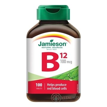 JAMIESON VITAMÍN B12 METYLKOBALAMÍN 100 µg tbl 1x100 ks obrázok
