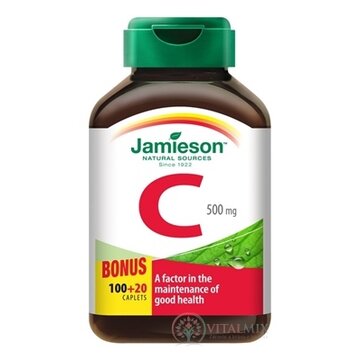 JAMIESON VITAMÍN C 500 mg tbl 100+20 zadarmo (120 ks) obrázok
