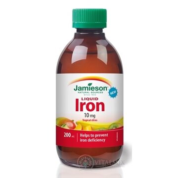 JAMIESON ŽELEZO V TEKUTEJ FORME s príchuťou citrusového ovocia 1x200 ml obrázok