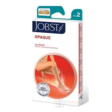 JOBST OPAQUE kompresívne lýtkové pančuchy II.KT, s otvorenou špičkou, telové, veľ. III., 1x1 pár obrázok