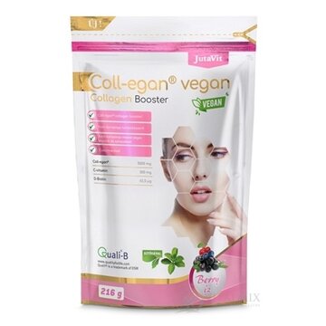 JutaVit Coll-egan Vegan Kolagén Booster prášok, príchuť berry 1x216 g obrázok