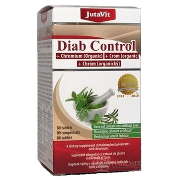 JutaVit Diab Control + organický chróm tbl 1x80 ks obrázok