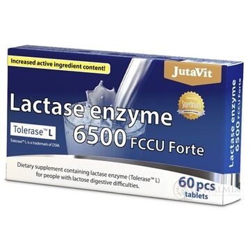 JutaVit Enzým Laktáza 6500 FCCU Forte tbl 1x60 ks obrázok